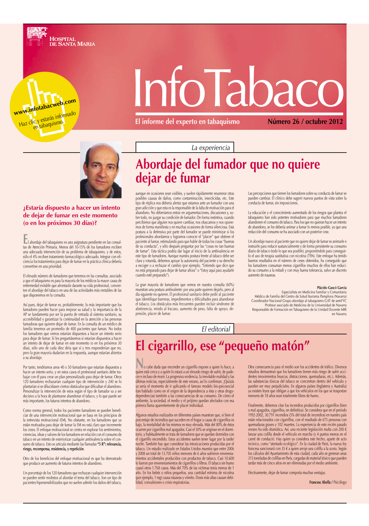 Info Tabaco nº26 - Octubre 2012